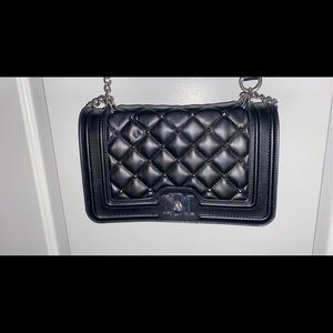 Badley Mischka Quilted Studded Purse